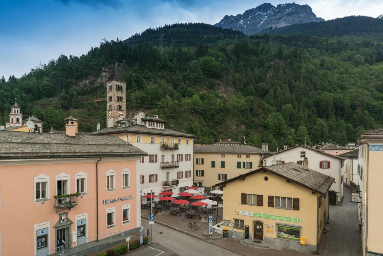 Poschiavo Suisse Hotel & Traditional Fondue Stube Exteriör bild
